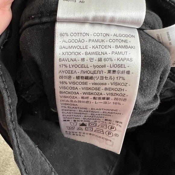 Levi's 311 Jeans Women's 32x30 Shaping Skinny Leg Mid Rise Black Premium Denim - Picture 9 of 9